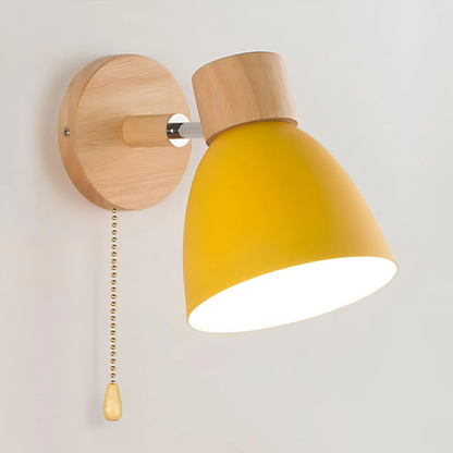 Minimalist Scandinavian Pull-Switch Wall Light | Revangiol