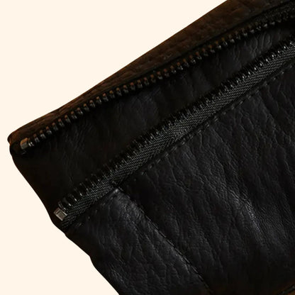 Classic Winter Leather Jacket | Revangiol