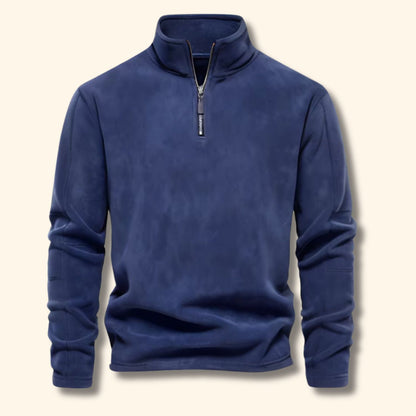 Quarter-Zip Fleece Pullover | Revangiol