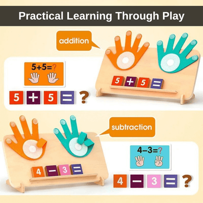 Interactive Wooden Counting Practice Set | Revangiol