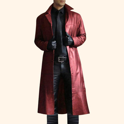 Long Leather Jacket | Revangiol