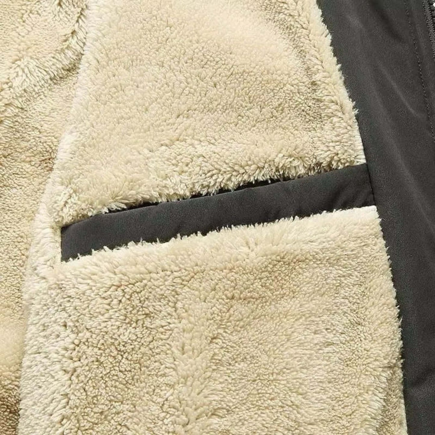 Sherpa Lined Fleece Jacket | Revangiol