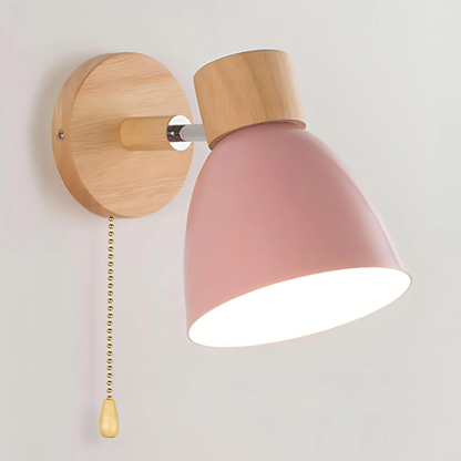 Minimalist Scandinavian Pull-Switch Wall Light | Revangiol