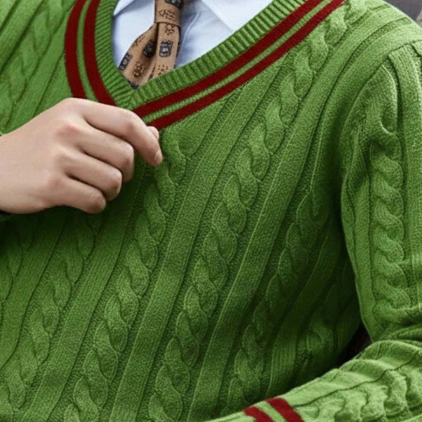 Classic Cable Knit Sweater | Revangiol