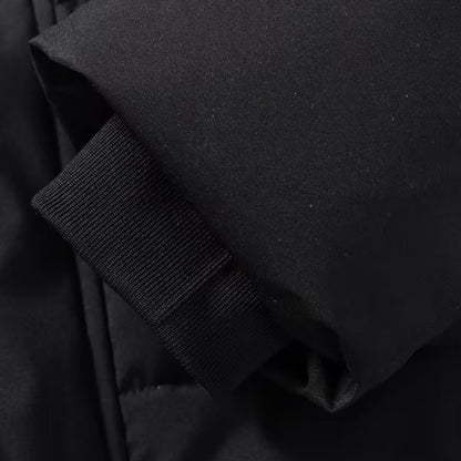 Long Hooded Puffer Ski Coat | Revangiol