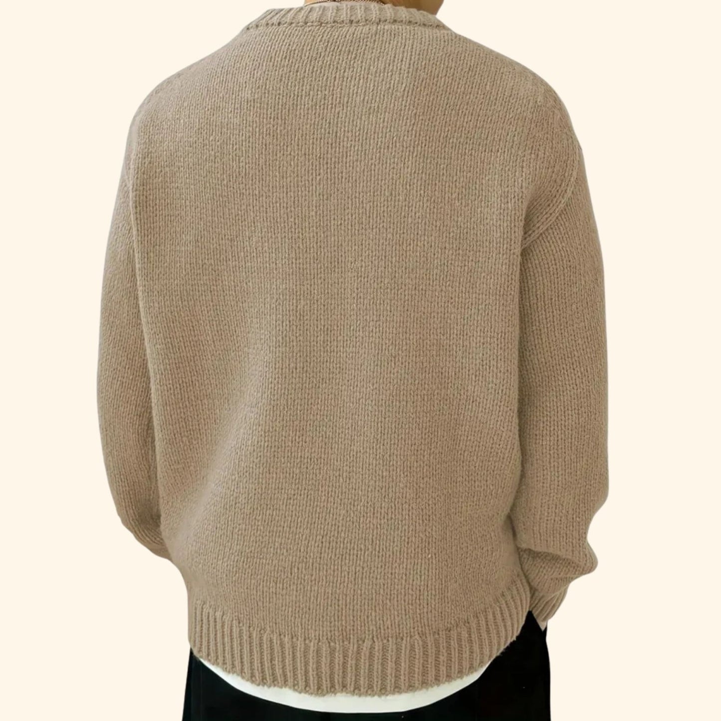 Everyday Knit Crew Neck Sweater | Revangiol