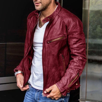 Classic Moto Leather Jacket | Revangiol