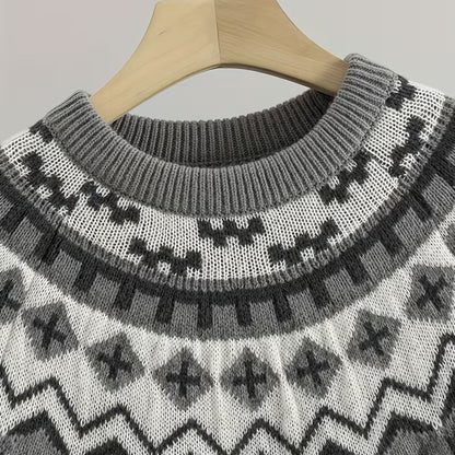 Nordic Fair Isle Christmas Sweater | Revangiol