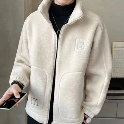 High-Collar Sherpa Fleece Jacket | Revangiol