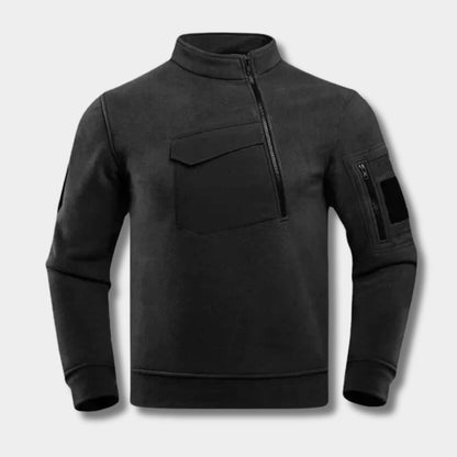 Tactical Quarter-Zip Fleece Jacket | Revangiol