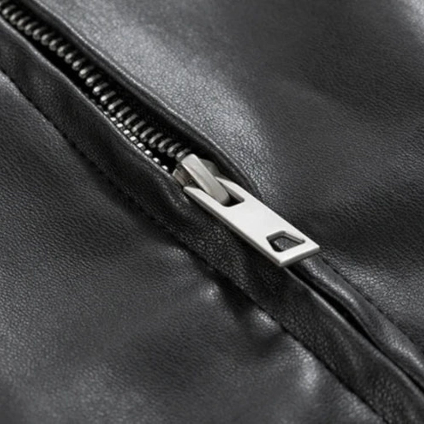 Oversized Retro Leather Jacket | Revangiol