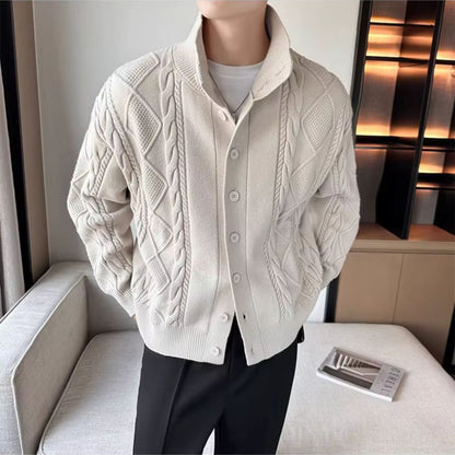 Chunky Collar Knit Sweater | Revangiol