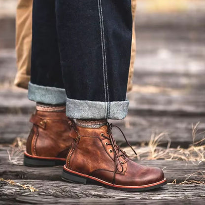 Classic Leather Dress Boots | Revangiol
