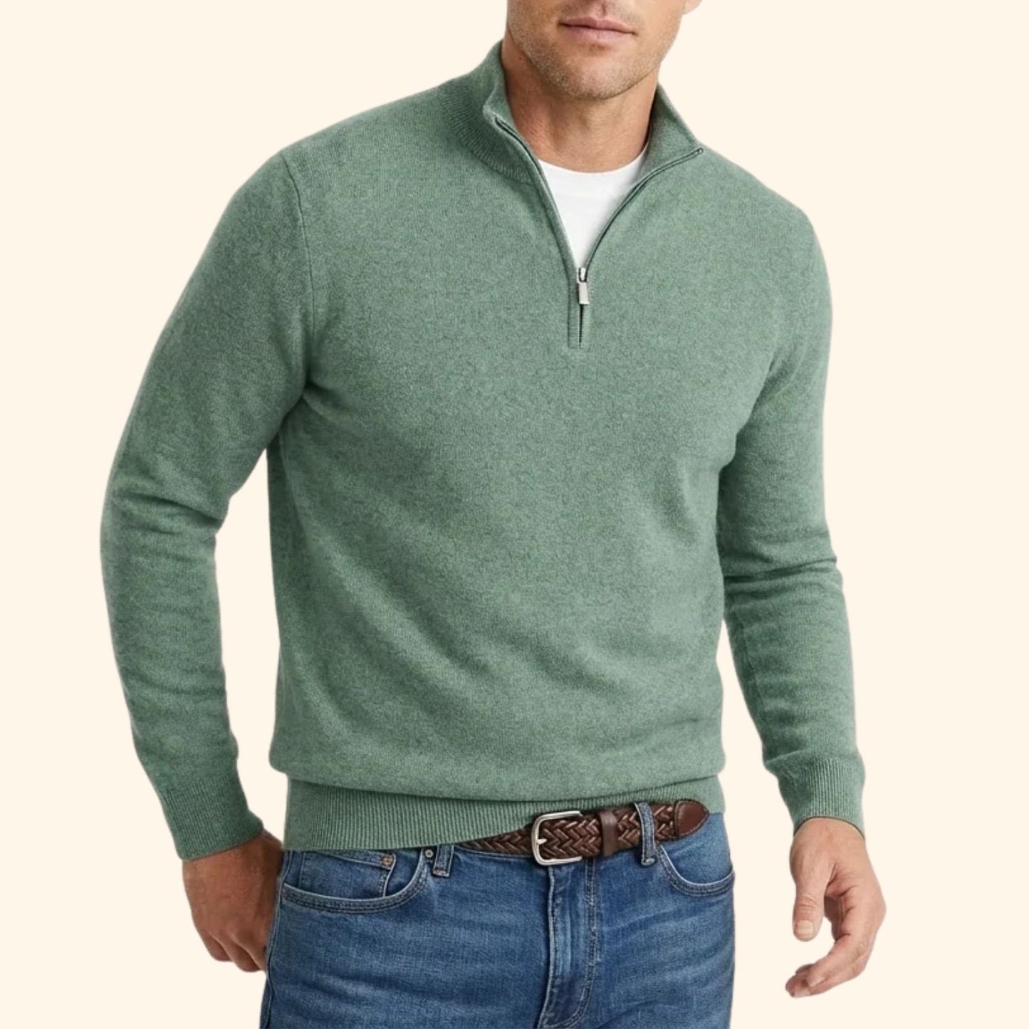 Classic Quarter-Zip Jumper | Revangiol