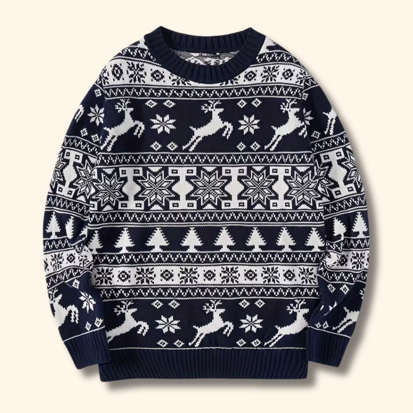 Nordic Reindeer Christmas Sweater | Revangiol