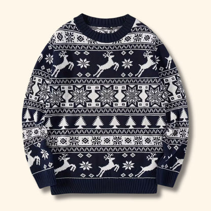 Nordic Reindeer Christmas Sweater | Revangiol