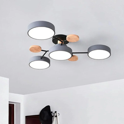 Sleek Circular LED Ceiling Fixture | Revangiol
