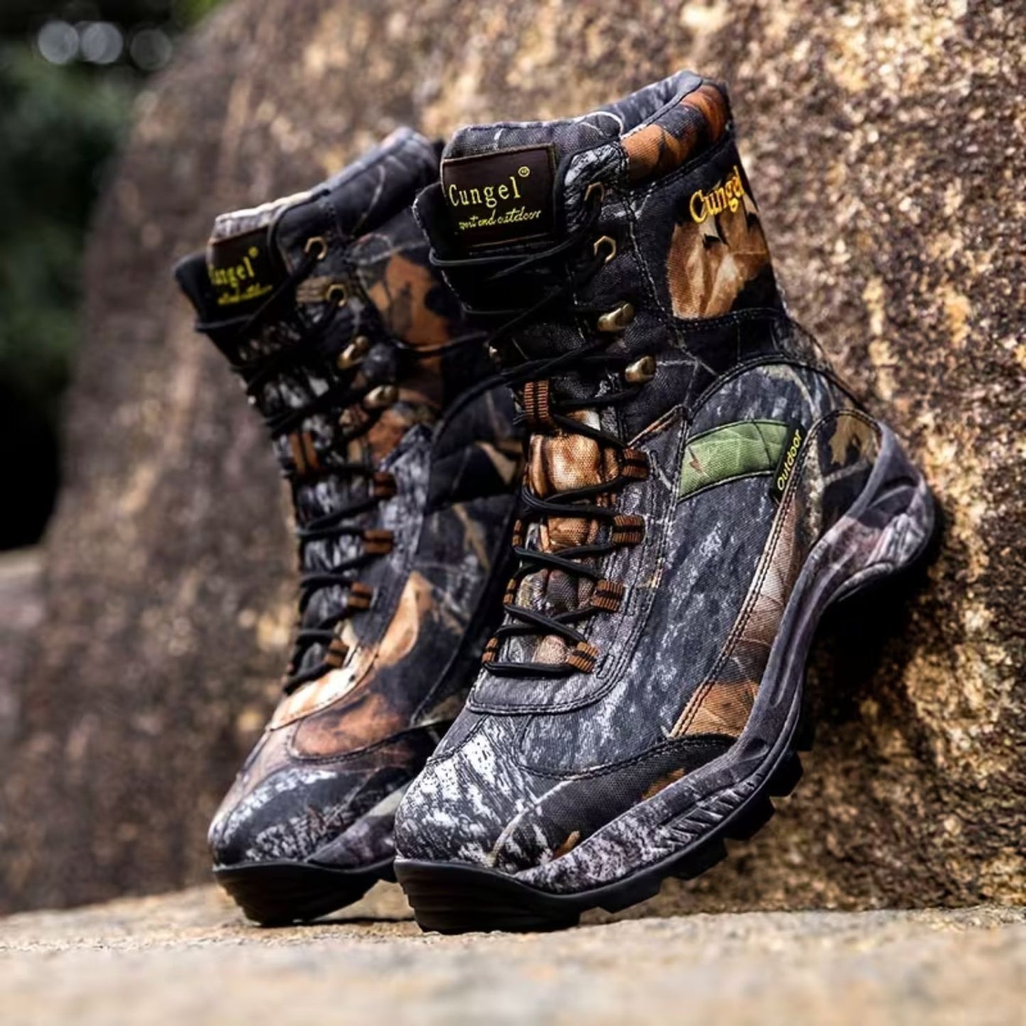 All-Terrain Camo Hunting Boots | Revangiol