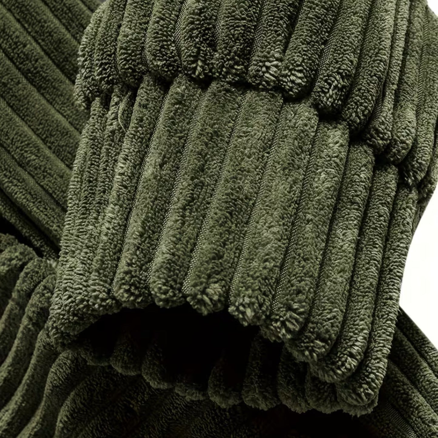 Textured Corduroy Pullover Hoodie | Revangiol