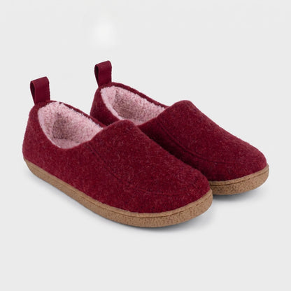 Felted Wool Slip-On Slippers | Revangiol