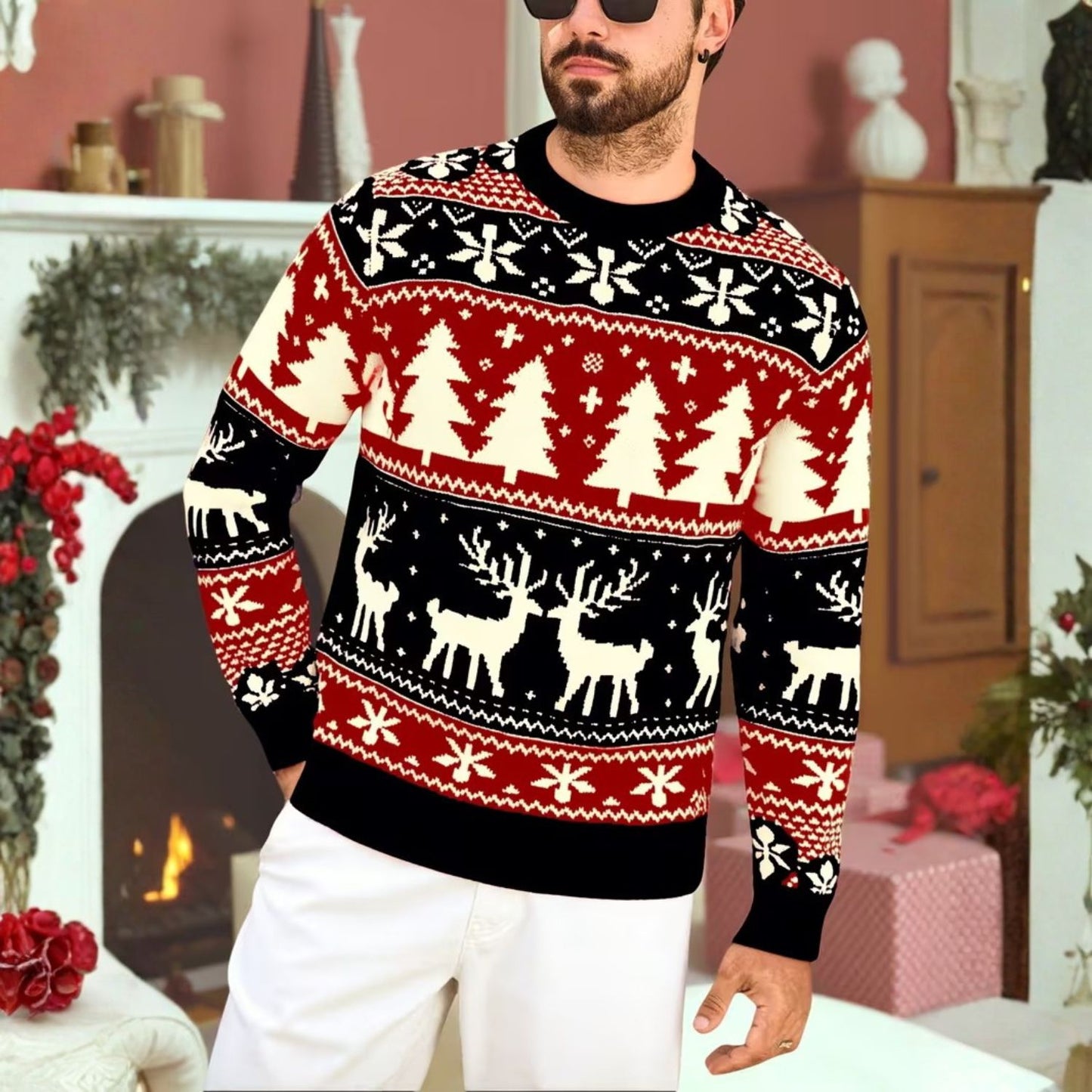 Reindeer Christmas Sweater | Revangiol