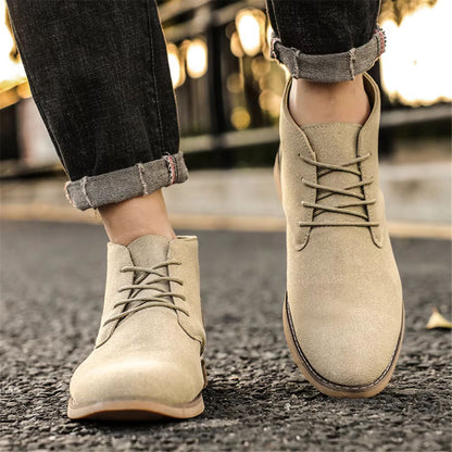 Refined Suede Dress Boots | Revangiol