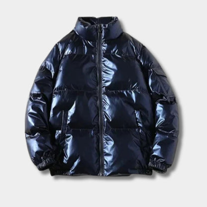 Windproof Hooded Puffer Jacket | Revangiol