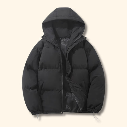 Hooded Winter Puffer Jacket | Revangiol