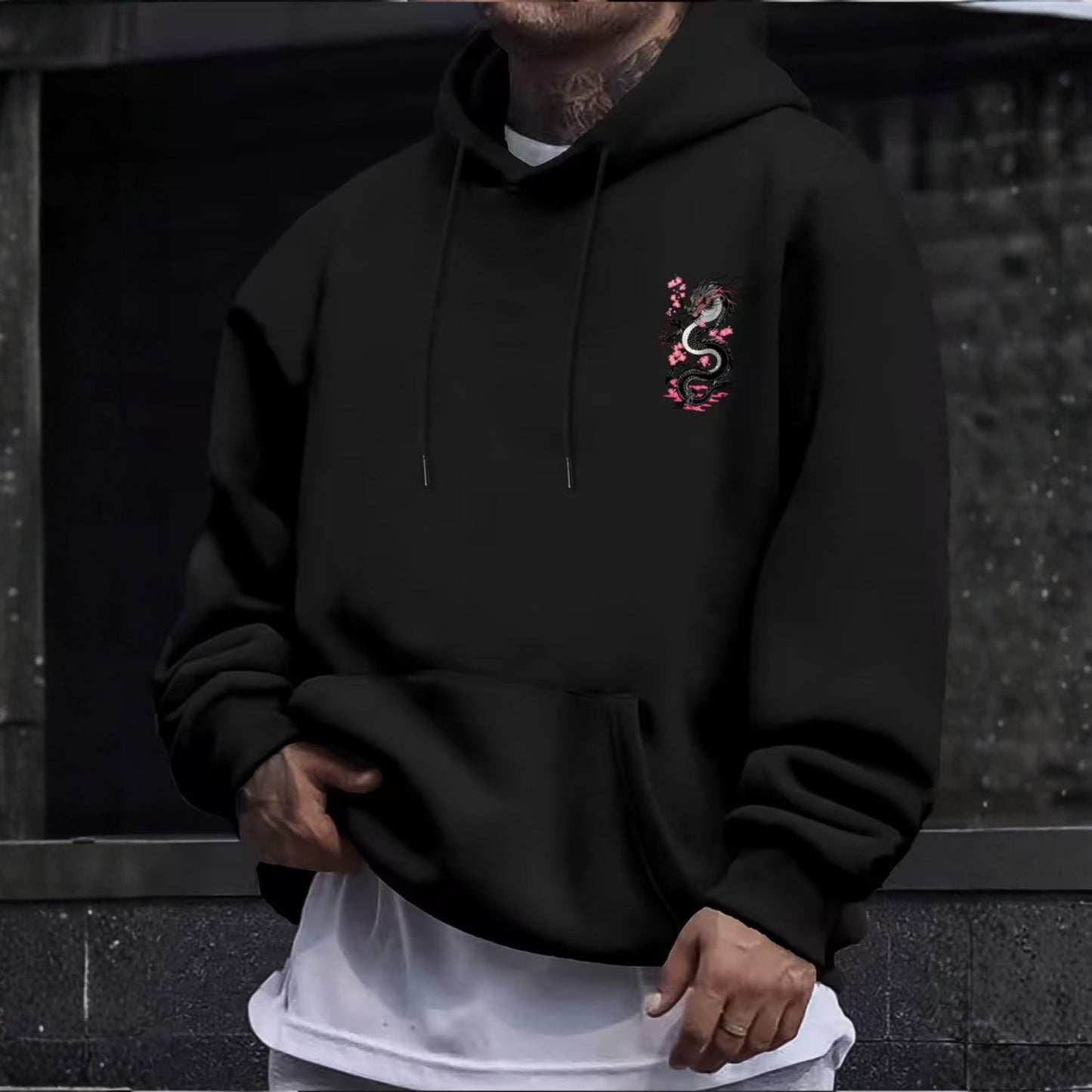 Japanese Dragon Graphic Hoodie | Revangiol