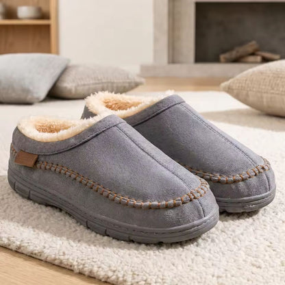 Warm Lined Moccasin Slippers | Revangiol