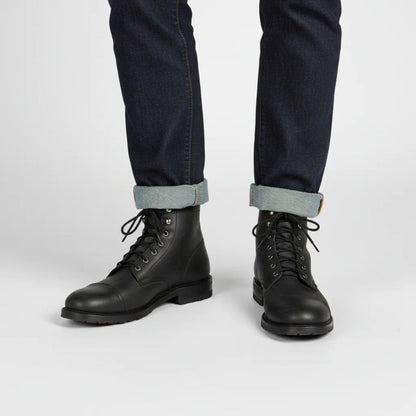 Retro Leather Dress Boots | Revangiol