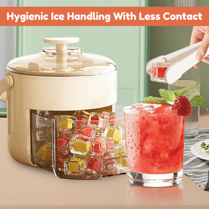 Compact Ice Cube Maker & Container | Revangiol
