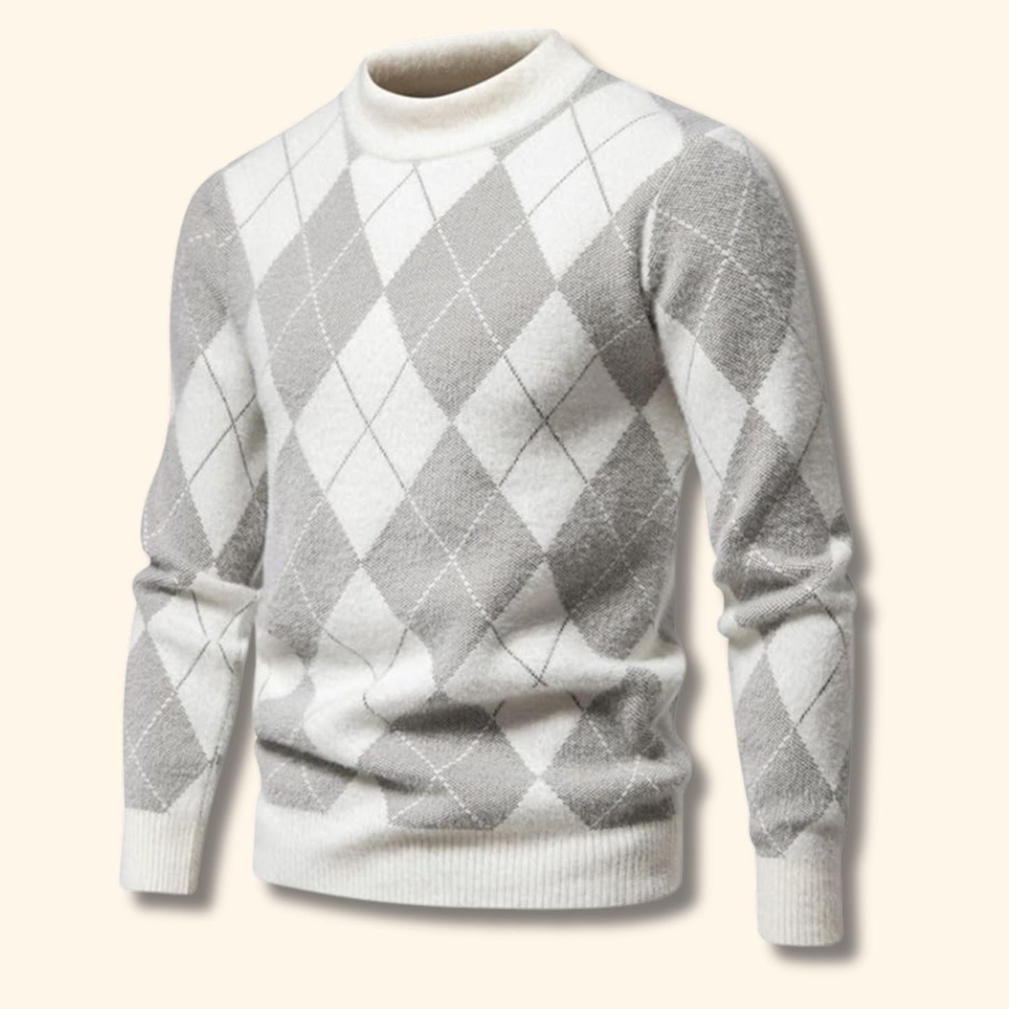 Argyle Knit Sweater | Revangiol