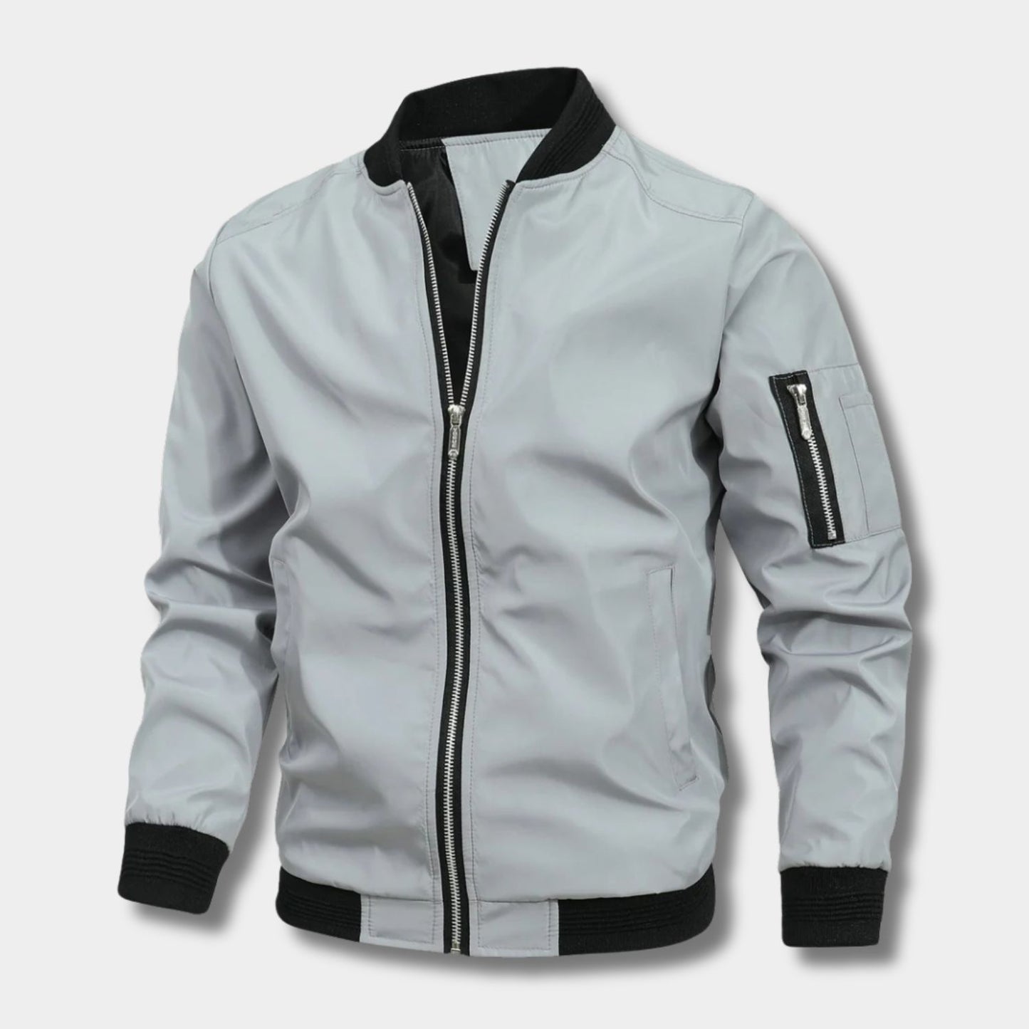 Minimal Utility Bomber Jacket | Revangiol