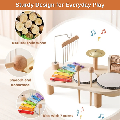 Toddler Rhythm & Musical Instrument Set | Revangiol
