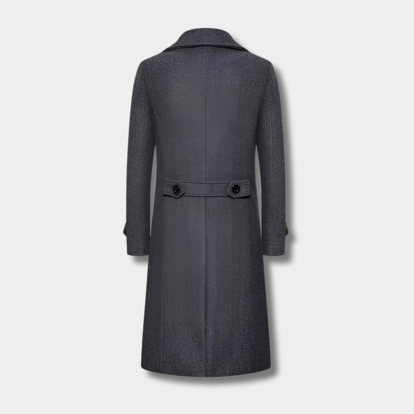 Double Button Longline Over Coat | Revangiol