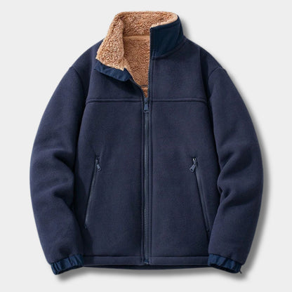 Sherpa Lined Winter Fleece Jacket | Revangiol
