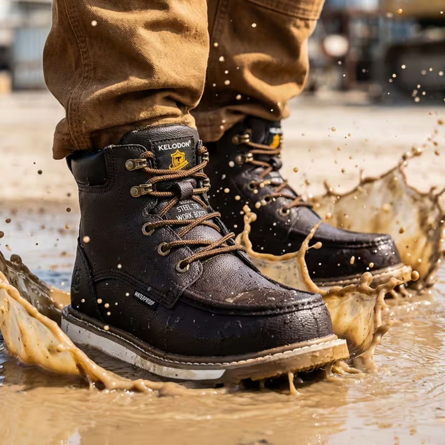 Protective Leather Work Boots | Revangiol