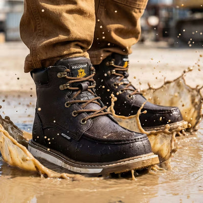 Protective Leather Work Boots | Revangiol