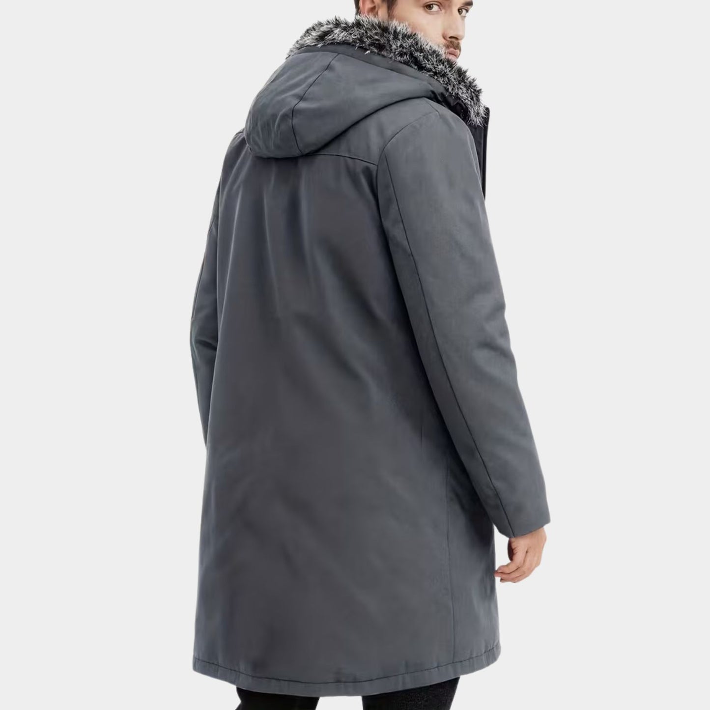 Fur Hood Longline Ski Coat | Revangiol