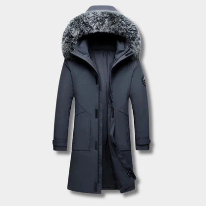Faux Fur Hooded Thermal Ski Coat | Revangiol