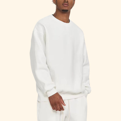 Relaxed Fit Crew Neck Sweater | Revangiol