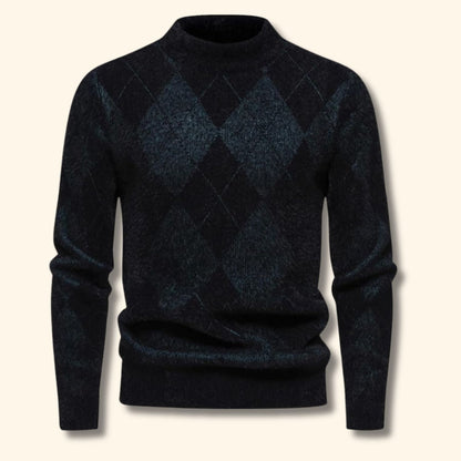 Argyle Knit Sweater | Revangiol
