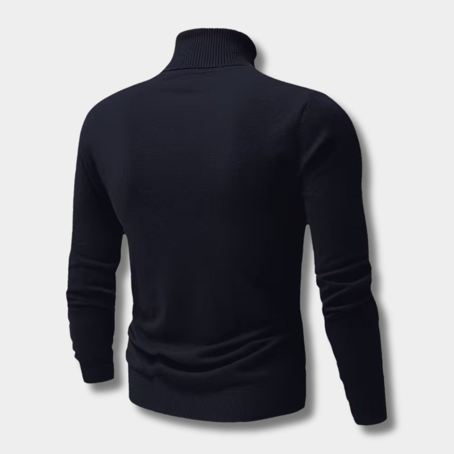 Embroidered Chest Detail Turtleneck | Revangiol