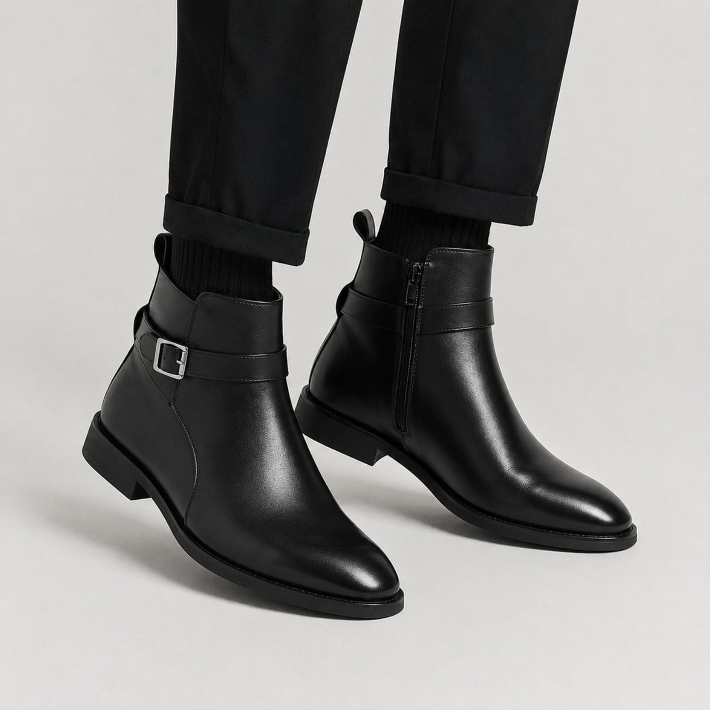 Buckle Chelsea Boots | Revangiol