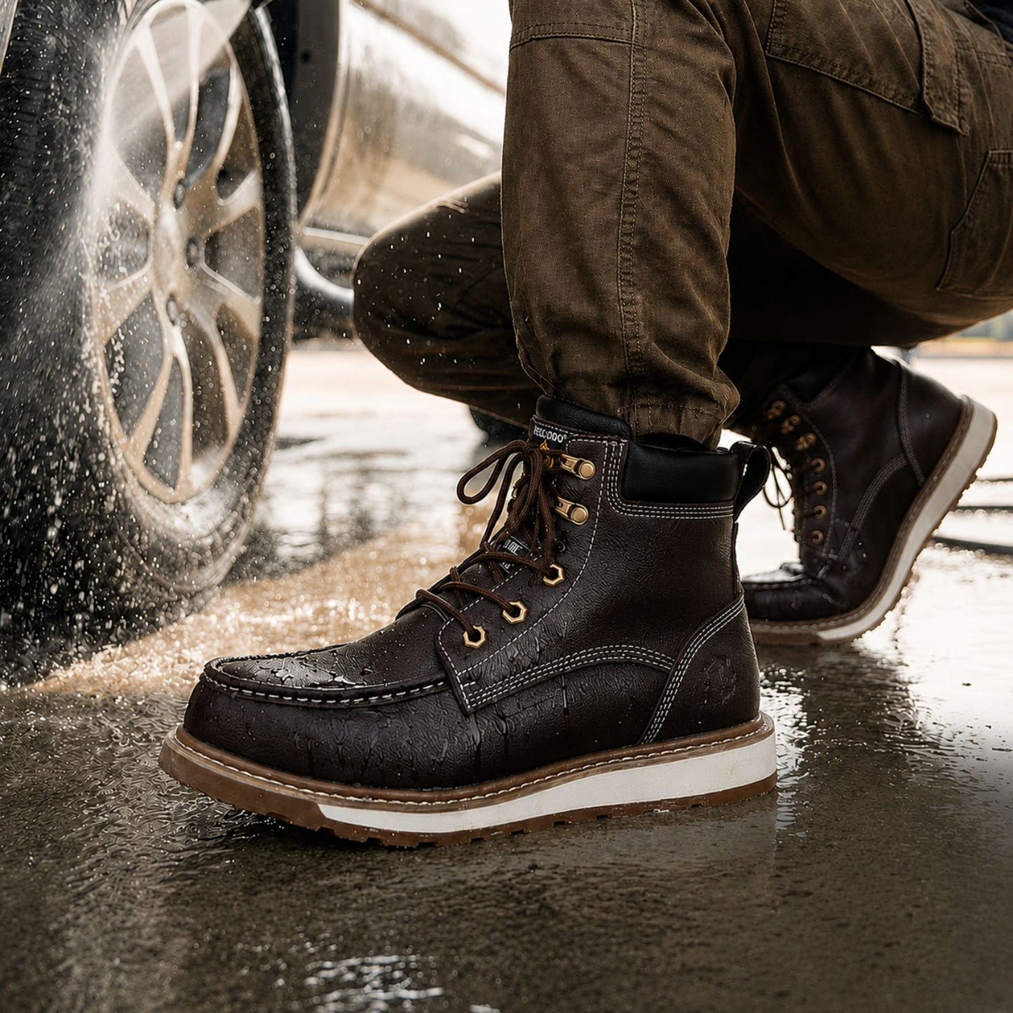 Protective Leather Work Boots | Revangiol