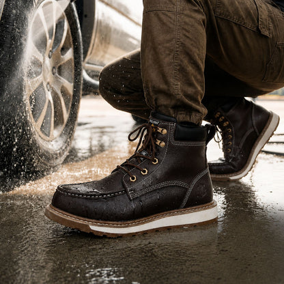 Protective Leather Work Boots | Revangiol