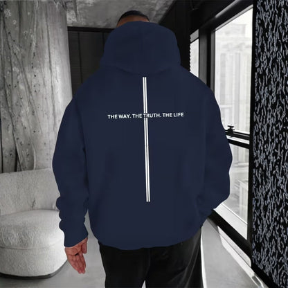Faith Cross Graphic Hoodie | Revangiol