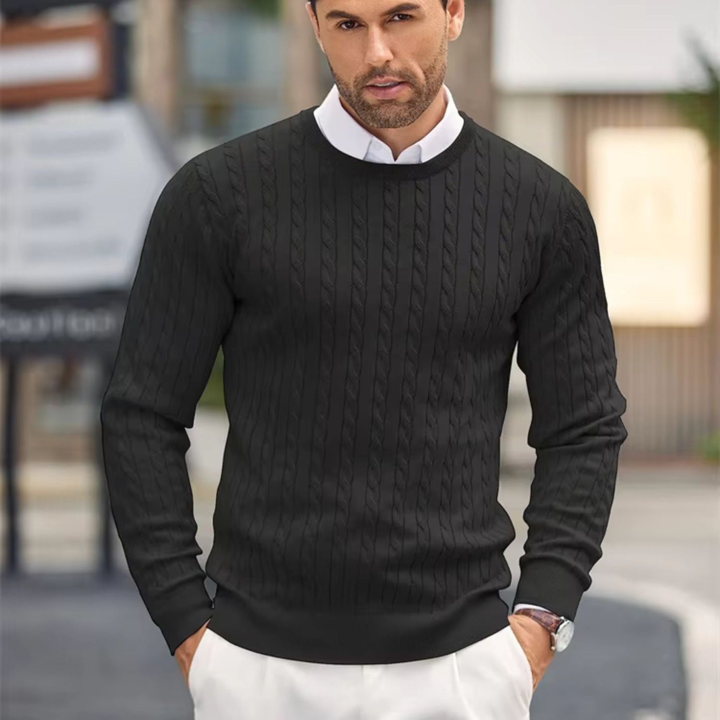 Cable Knit Sweater | Revangiol