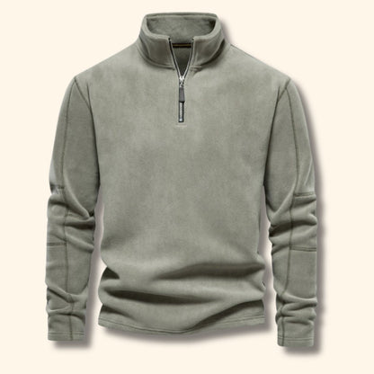 Quarter-Zip Fleece Pullover | Revangiol